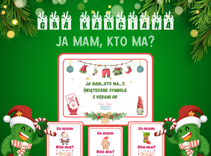 Świąteczna gra JA MAM…KTO MA…? z kodami QR!