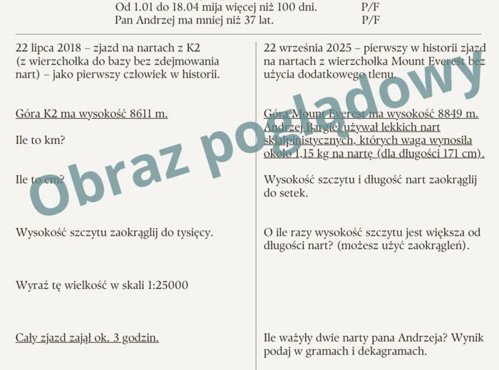 Liczby na co dzień - Andrzej Bargiel w tle