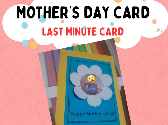 Prosta laurka/ kartka na Dzień Matki MOŻNA EDYTOWAĆ/ EDITABLE Easy Mother's Day Card LAST MINUTE