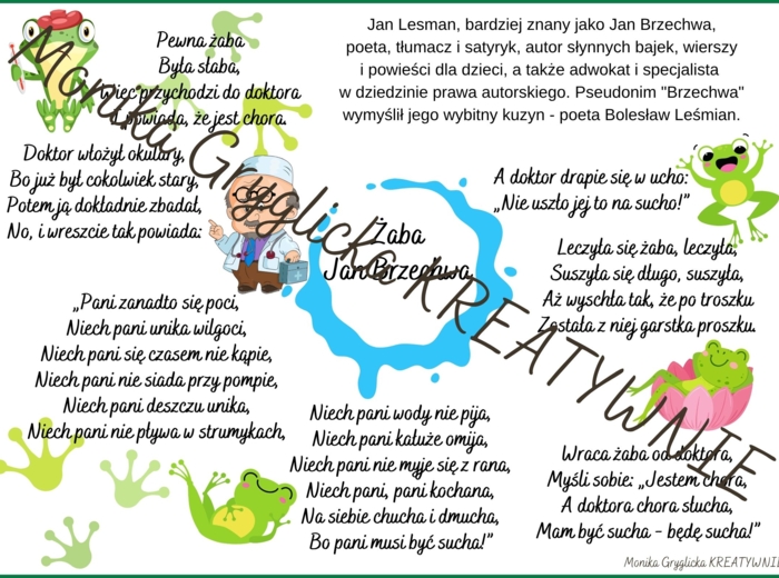 Żaba Jan Brzechwa
