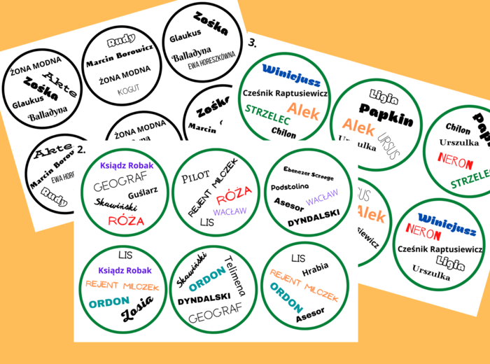 DOOBLE - bohaterowie lektur z kl.7-8