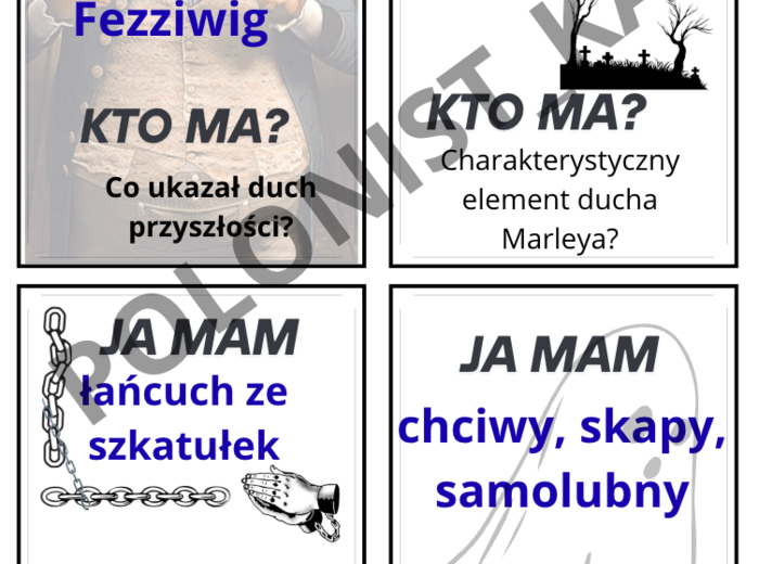Ja mam... Kto ma... "Opowieść wigilijna" Ch. Dickens