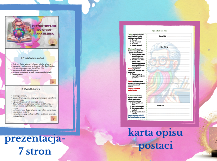 Opis pana Kleksa- lekcja