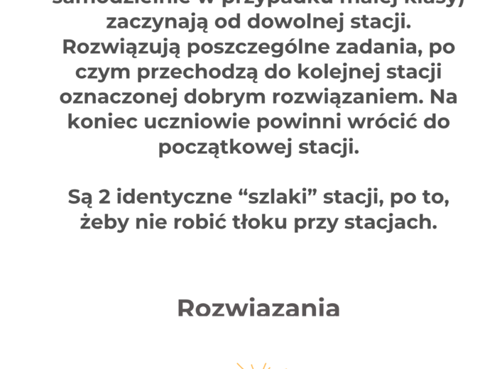 Stacje zadaniowe - Działania pisemne, podzielność liczb Nauczalni kl 5 6