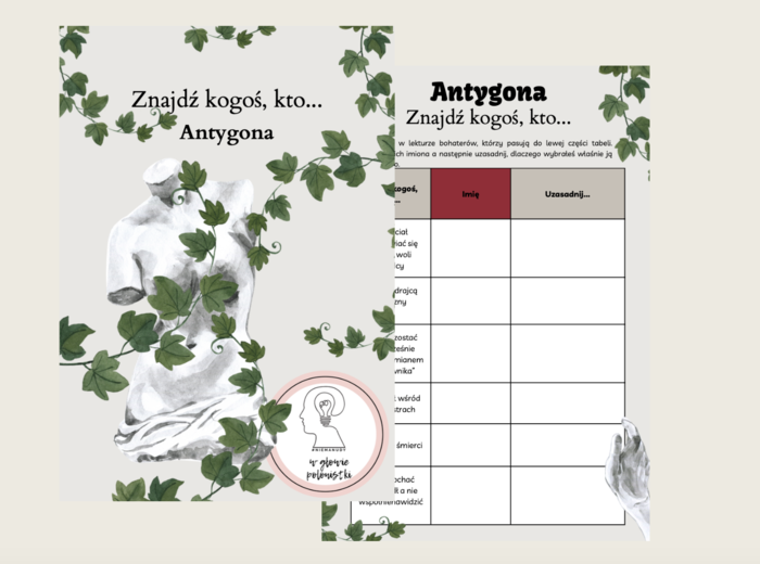 Znajdź kogoś, kto... Antygona