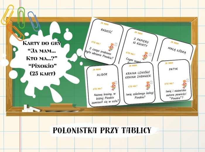 Gra „Ja mam…Kto ma…” „PINOKIO”