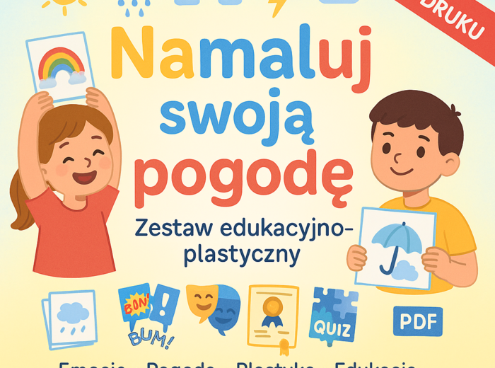 Zajęcia plastyczne: „Namaluj swoją pogodę” .