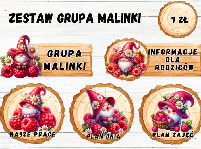 ZESTAW GRUPOWY GRUPA "MALINKI"