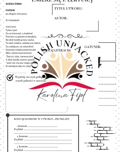 Zmierz się z lekturą "Zemsta" Aleksander Fredro