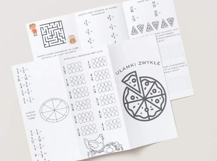 Ułamki zwykłe. Dodawanie, odejmowanie, skracanie.