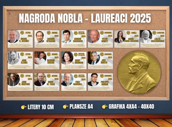 LAUREACI NOBLA 2025 - GAZETKA EDUKACYJNA