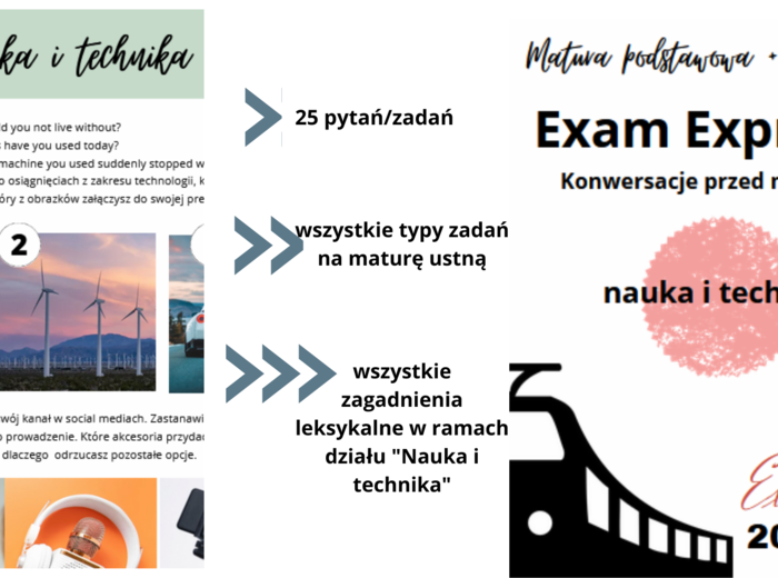 Matura Express, matura podstawowa + ustna, dział "Nauka i technika"