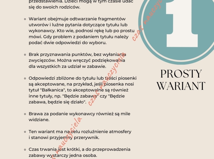 Jaka to melodia. Dzień Mamy i Taty. Dzień Rodziny. Zabawa z publicznością.