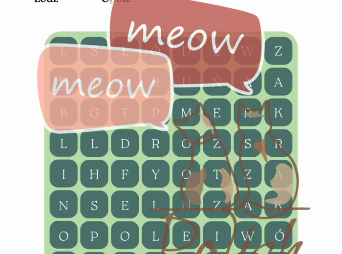 Wykreślanki leksykalne - JPJO A0-A1