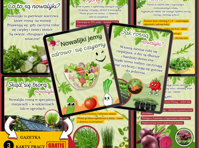Wiosenne Nowalijki – Idealne Narzędzie do Nauki o Zdrowiu