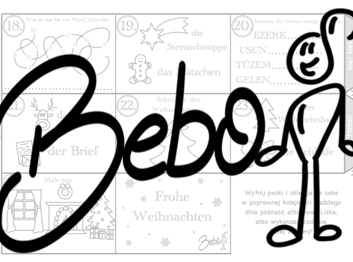 Adventskalender Leporello