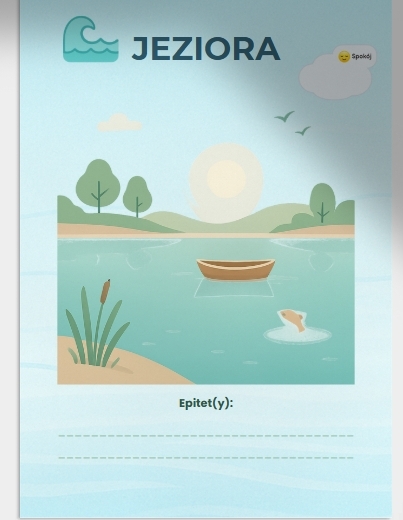 Ilustrowane karty z krajobrazami