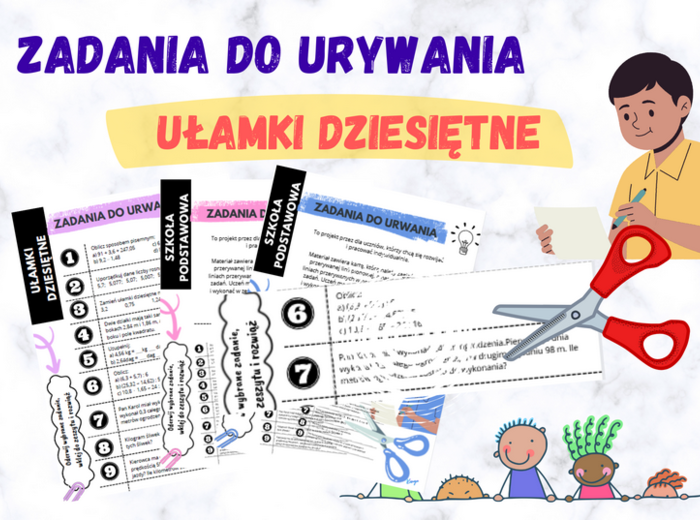 Zadania do urwania - ułamki dziesiętne