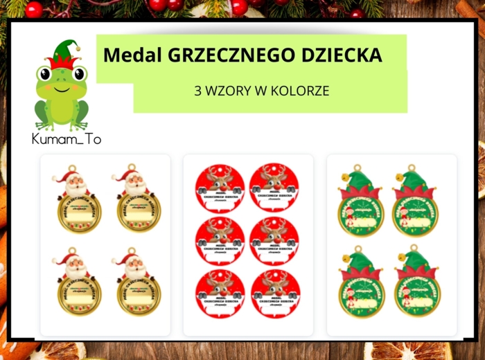 Medal grzecznego dziecka