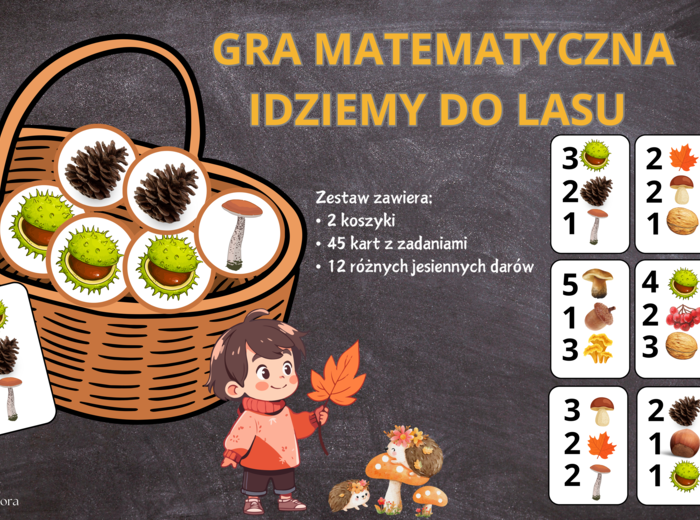 GRA MATEMATYCZNA - Idziemy do lasu