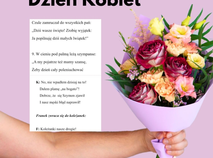 Dzień Kobiet - inscenizacja, krótkie rymowanki