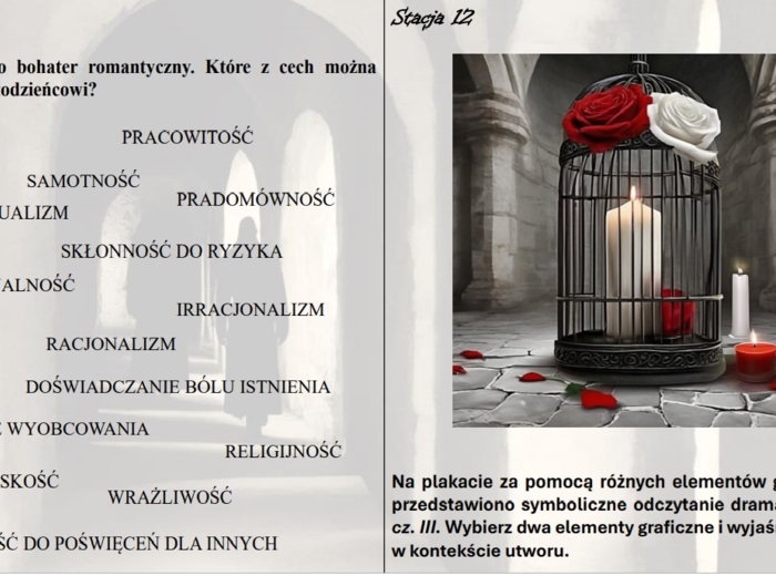 Stacje zadaniowe "Dziady, cz. III"