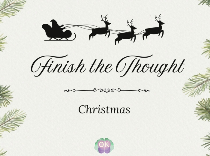 🎄 Finish the Thought – Christmas Edition