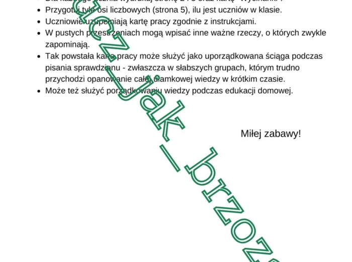 Ułamki zwykłe, powtórzenie wiadomości - klasa 5