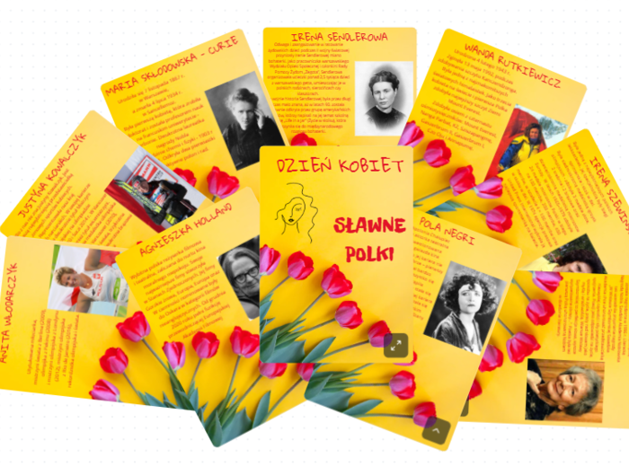 SŁAWNE POLKI - DZIEŃ KOBIET /CAŁOROCZNA