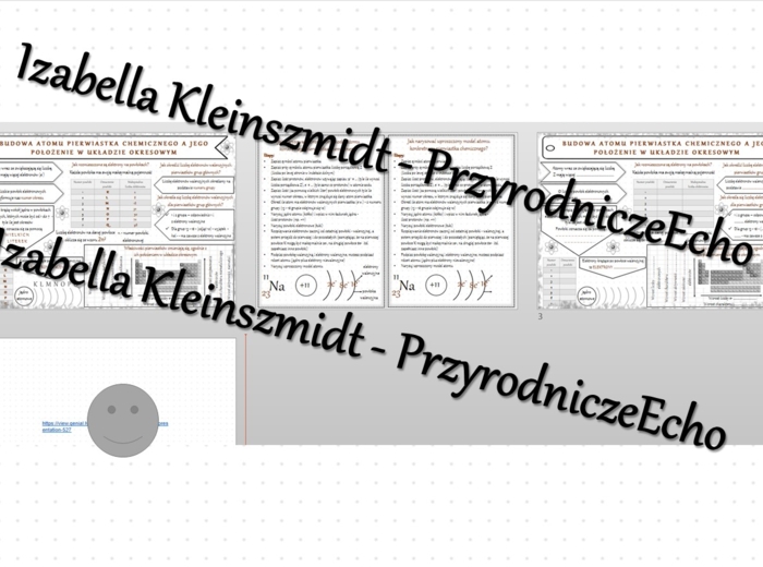 Minizestaw na temat „Budowa atomu pierwiastka, a jego położenie w układzie okresowym” – sketchnotka + karta pracy w power point + gratisowy link do prezentacji multimedialnej niekomercyjnej wykonanej w genial.ly do indywidualnego pobrania i użycia do cel