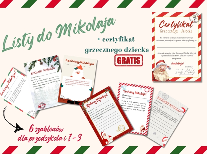 🎅 ZESTAW LISTY DO MIKOŁAJA 🎅