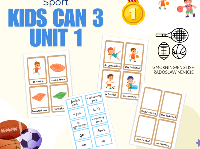 Kids can 3 unit 1- karty pracy