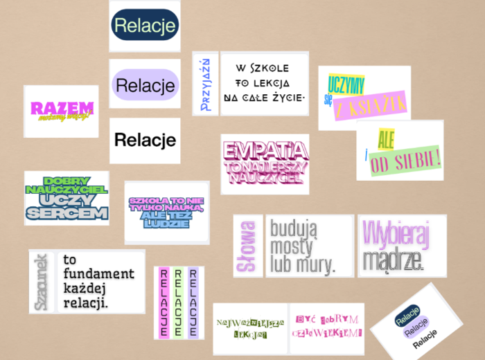 Gazetka szkolna o relacjach w szkole - gazetka ścienna całoroczna!