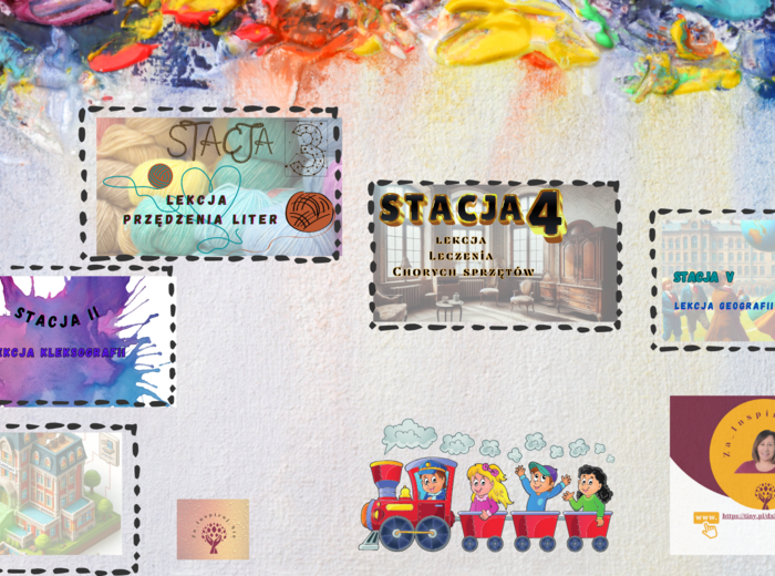 Stacje zadaniowe- "Akademia Pana Kleksa"