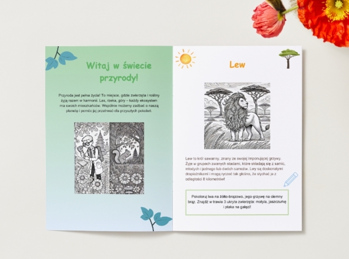 Kolorowanki. Zwierzęta