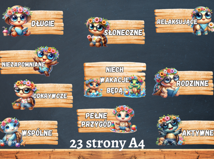 GAZETKA WAKACJE ŻÓŁWIE ŻÓŁWIKI