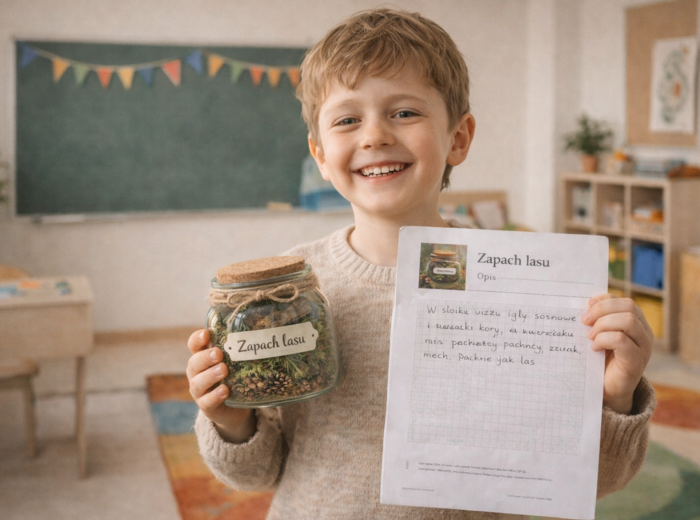 Słoik zapachów lasu