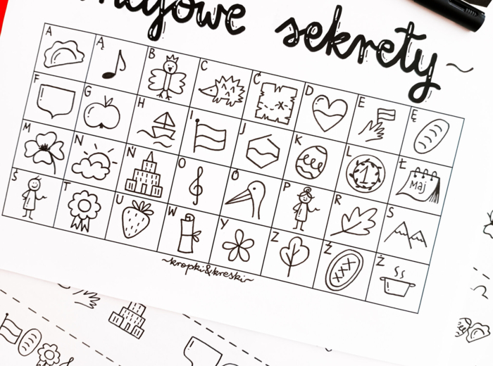 "MAJOWE SEKRETY" - zaszyfrowane hasła