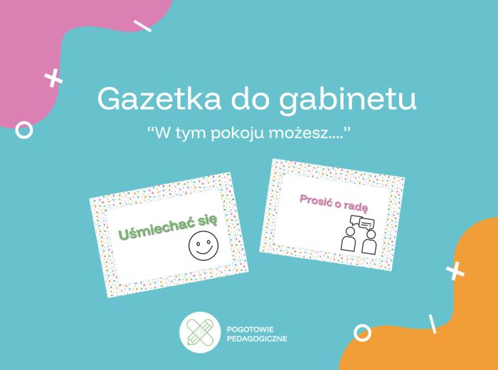 Gazetka do gabinetu pedagoga, psychologa, terapeuty- 8 plansz