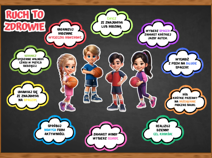 RUCH TO ZDROWIE - gazetka edukacyjna
