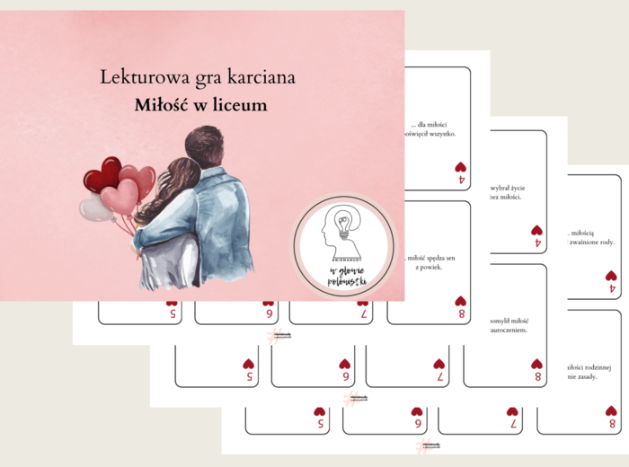 Lekturowa gra karciana - Miłość w liceum