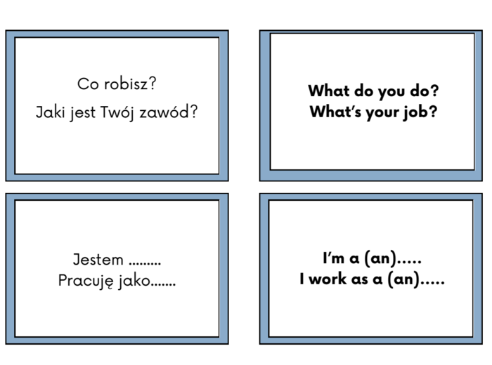 Fiszki - wakacje, język angielski