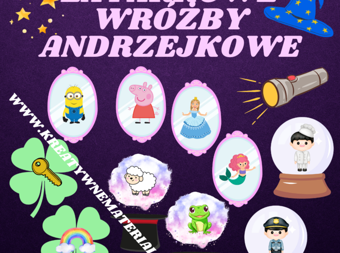 LATARKOWE WRÓŻBY ANDRZEJKOWE - Andrzejki