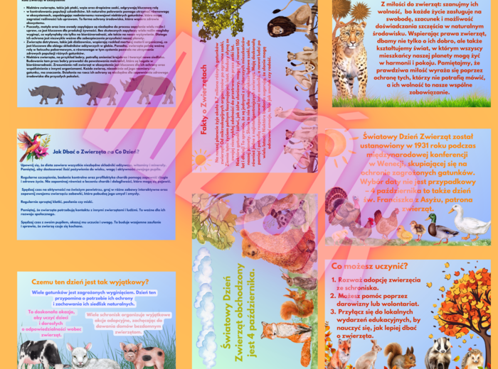 Gazetka - Światowy Dzień Zwierząt