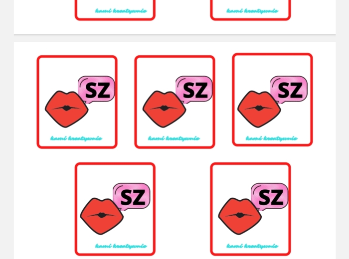 Głoską sz- pakiet logopedyczny