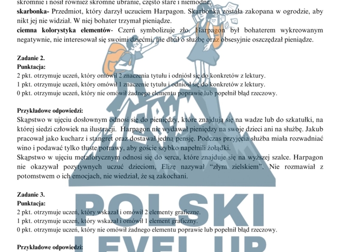 Test ikonograficzny_Skąpiec (10 zadań z kluczem odpowiedzi)_Polski Level Up