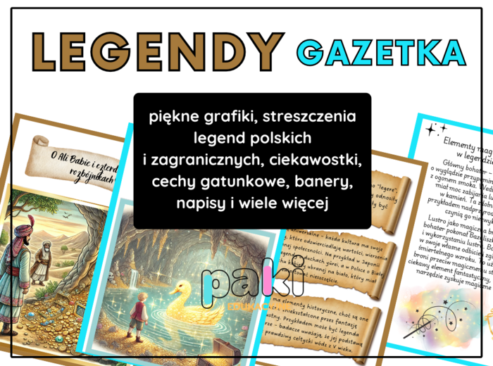 LEGENDY POLSKIE I ZE ŚWIATA // gazetka