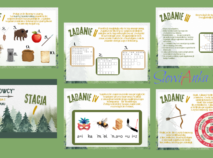 „Zwiadowcy. Ruiny Gorlanu” - STACJE ZADANIOWE