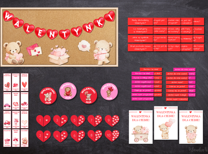 Walentynki - zestaw (PDF)