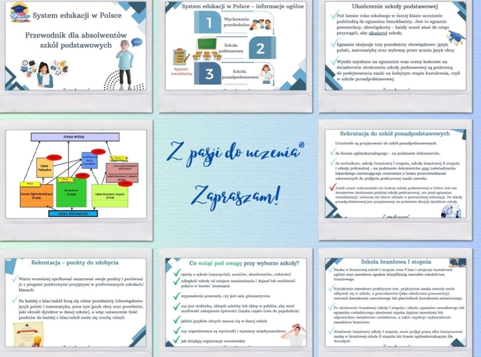 System edukacji w Polsce. Przewodnik dla uczniów szkół podstawowych - doradztwo zawodowe - klasa 8. pdf